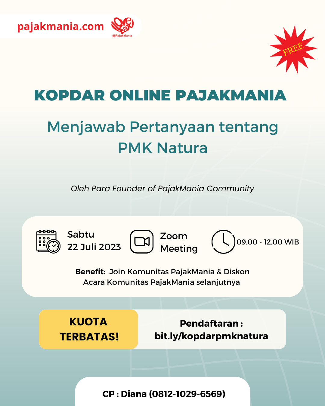 Kopdar PMK Natura - 22 Juli 2023